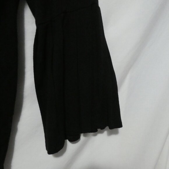 LOVE & LEGEND | 1X | Casual Black Hoodie | White Drawstrings | Bell Sleeves - Picture 11 of 16